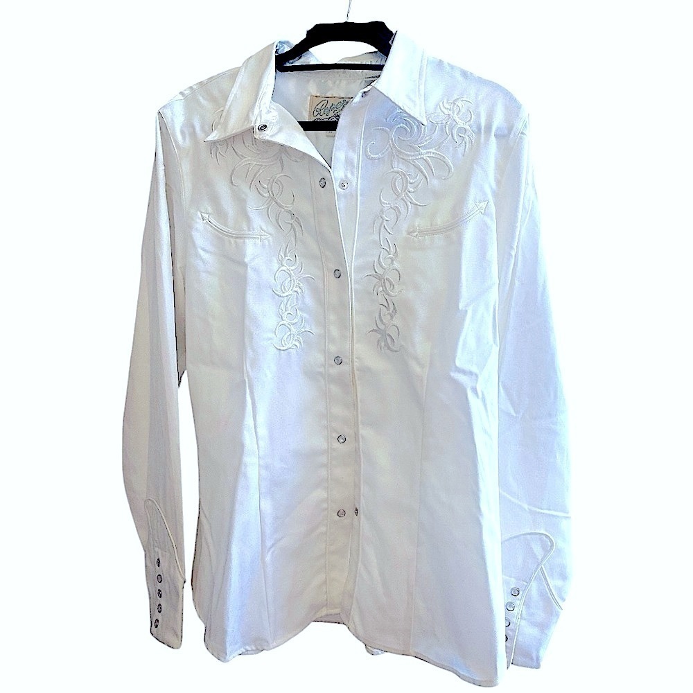 ROPER Tailored Pearl Embellished Western Shirt